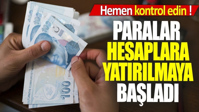 SED Yardımları Hesaplara Yatmaya Başladı