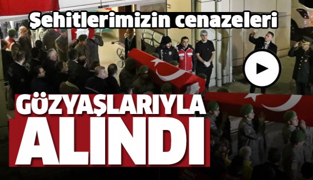 Şehitlerin cenazeleri gözyaşlarıyla morgdan alındı  