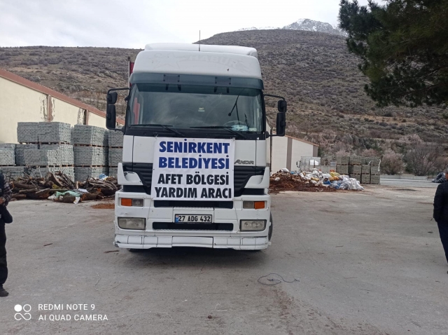 Senirkent Belediyesi ve Hayırseverler, Kahramanmaraş Depremi İçin El Ele