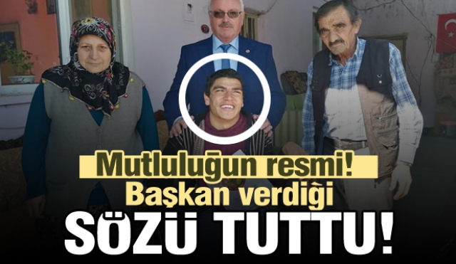 Senirkent'te Mutluluğun Resmi!  Başkan sözünü tuttu...