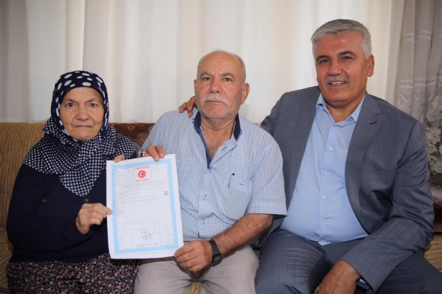 Serik ‘de tapu sorunu tarih oldu   