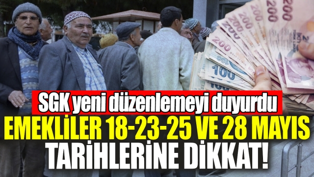 SGK, Emeklilerin Maaş Ödemeleri İçin Yeni Düzenlemeye Gidiyor