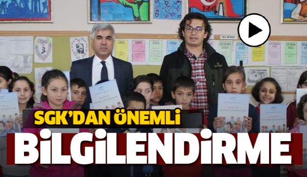 SGK GÜNEYKENT KASABASINDA BİLGİLENDİRME FAALİYETİNDE BULUNDU