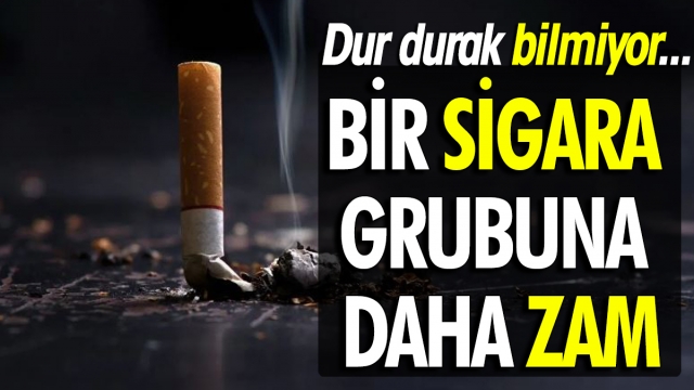 Sigara Fiyatlarına Yeni Zam