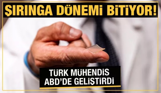 Şırınga dönemi bitti: Aşıda şırınga yerine bant dönemi