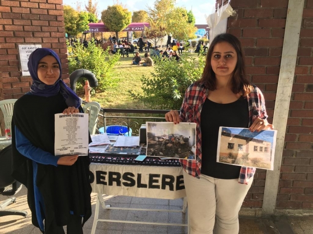 Siyah beyazlı SDÜ’lülerden eğitime destek kampanyası   