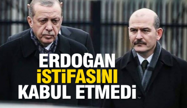 Son dakika: Bakan Soylu istifa etti, Başkan Erdoğan kabul etmedi