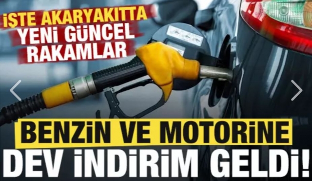 Son Dakika: Benzin ve Motorine Büyük İndirim! Pompaya Yansıdı