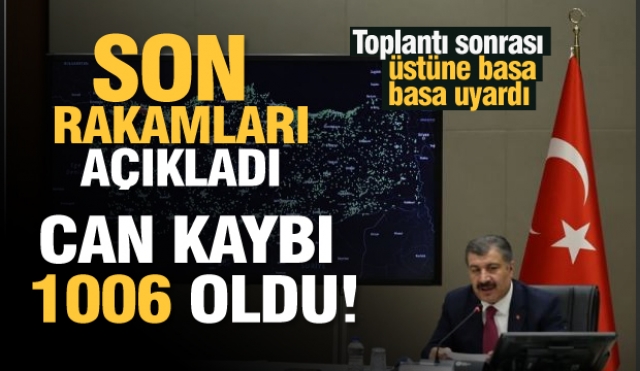 Son dakika haberi: Bakan Koca, koronavirüste son rakamları açıkladı!
