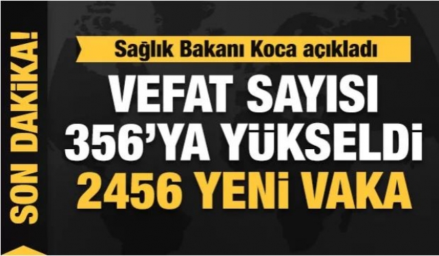 Son dakika haberi: Sağlık Bakanı Koca koronavirüste yeni vaka sayısını açıkladı