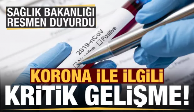 Son dakika haberi: Sağlık Bakanlığı resmen duyurdu! Kritik gelişme