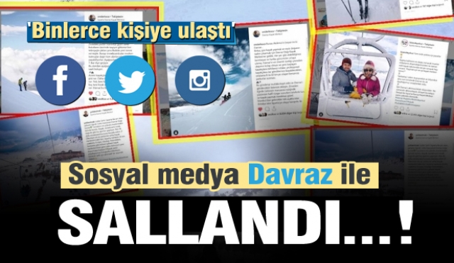 Sosyal Medya Davraz Kayak Merkezi İle Sallandı