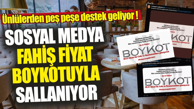 Sosyal Medya Fahiş Fiyat Boykotuyla Sallanıyor! Ünlülerden Destek Yağıyor