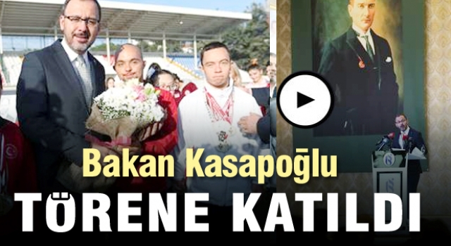 Spor Bakanı Kasapoğlu  Isparta'da ISUBÜ'de açılış törenine katıldı