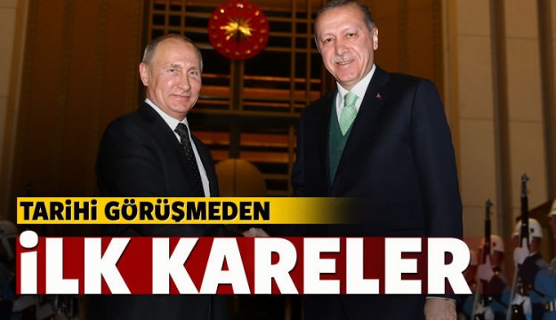 Tarihi görüşmeden ilk kareler