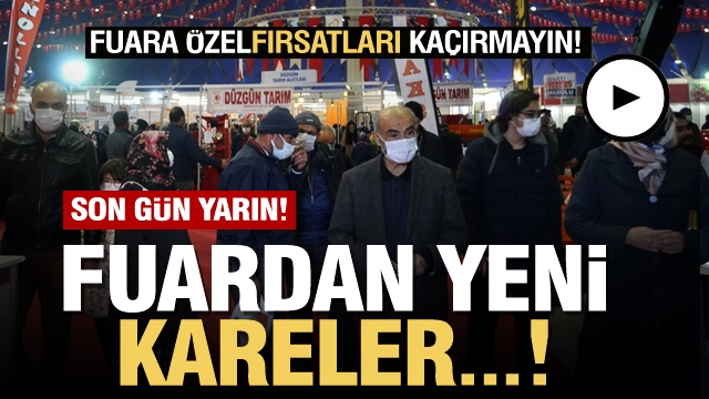 TARIM VE HAYVANCILIK FUARINA YOĞUN İLGİ 2021