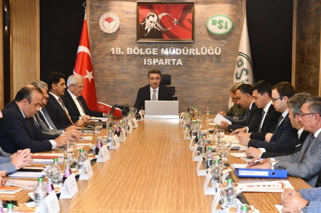  "Tarımsal Kuraklık İl Kriz Merkezi Komisyonu" Isparta'da Toplandı