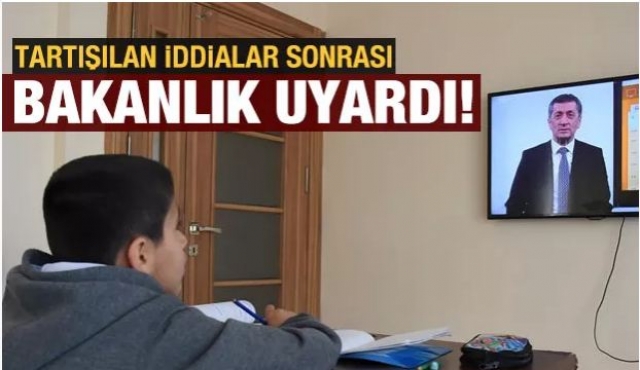 Tartışılan iddialar sonrası MEB uyardı!