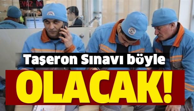 Taşeron sınavı sözlü olacak