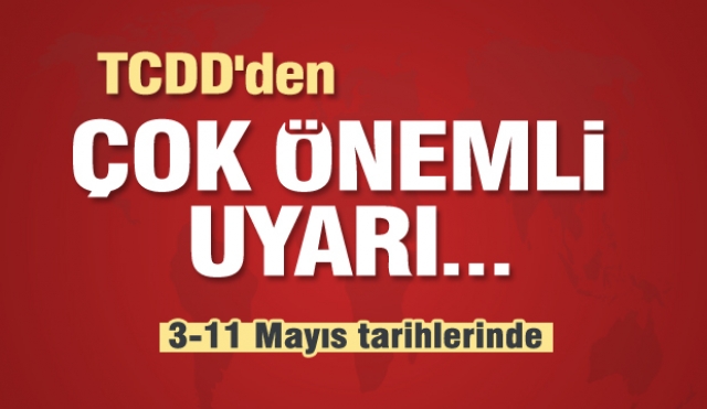 TCDD'den ilaçlama uyarısı Isparta, Burdur dahil