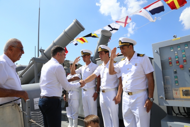 TCG POYRAZ , Kaş'ta ziyarete açıldı 
