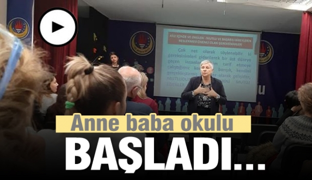 TED Isparta Koleji'nde Anne Baba Okulu başladı!