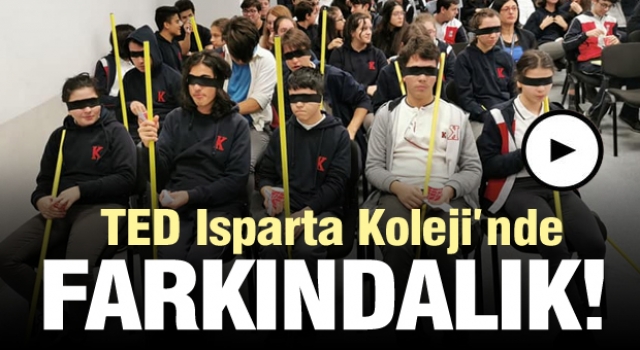 TED Isparta Koleji'nden farkındalık