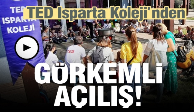 TED Isparta Koleji'nden görkemli açılış