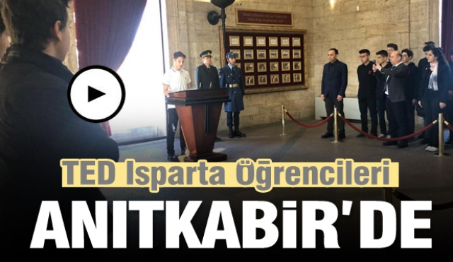 TED Isparta Öğrencileri Anıtkabir'de