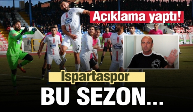 Teknik Direktör Şengün: Isparta32spor Bu Sezon...