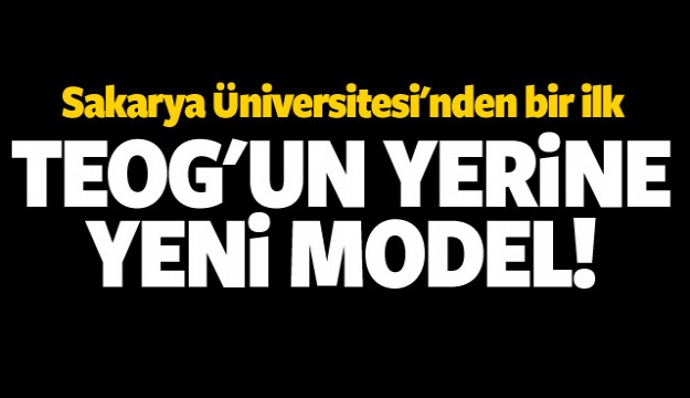 TEOG'un yerine yeni model önerisi!