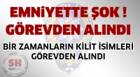 EMNİYETTE  G&Ouml;REVDEN ALINDI