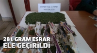 281 Gr. Esrar Ele Ge&ccedil;irildi