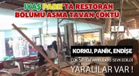 Alışveriş merkezinin tavanı &ccedil;&ouml;kt&uuml;