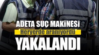 12 taciz ve hırsızlık su&ccedil;undan aranan zanlı yakalandı 