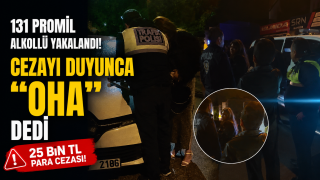 131 Promil Alkoll&uuml; &Ccedil;ıktı, Cezayı Duyunca Şaşkına D&ouml;nd&uuml;