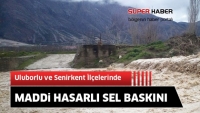 Isparta'nın Uluborlu ve Senirkent il&ccedil;elerinde sel baskını