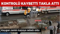 Kontrol&uuml; Kaybetti Takla Attı