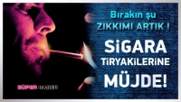 Sigara tiryakilerine m&uuml;jde