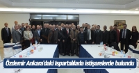 &Ouml;zdemir Ankara'daki Ispartalılarla toplantı yaptı