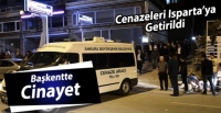 Cenazeleri Isparta'ya Getirildi