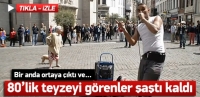 80'lik teyzeyi görenler şaştı kaldı