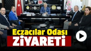 15. B&ouml;lge Isparta Eczacılar Odası Belediyeyi Ziyaret Etti