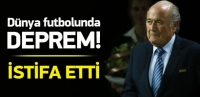 FIFA'da deprem! Blatter İstifa etti