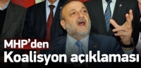 MHP'den koalisyon a&ccedil;ıklaması