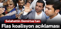 Selahattin Demirtaş'tan ilk a&ccedil;ıklama