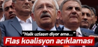 Kılı&ccedil;daroğlu'ndan AK Parti'siz koalisyon mesajı