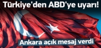 T&uuml;rkiye'den ABD'ye a&ccedil;ık mesaj