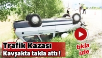 Isparta Eğirdir Yolunda Ara&ccedil; takla attı: 1 yaralı
