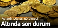 Altın fiyatlarında b&uuml;y&uuml;k d&uuml;ş&uuml;ş!